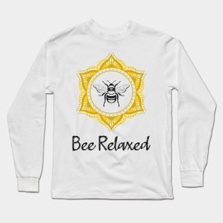 Bee Relaxed Mandala Long Sleeve T-Shirt